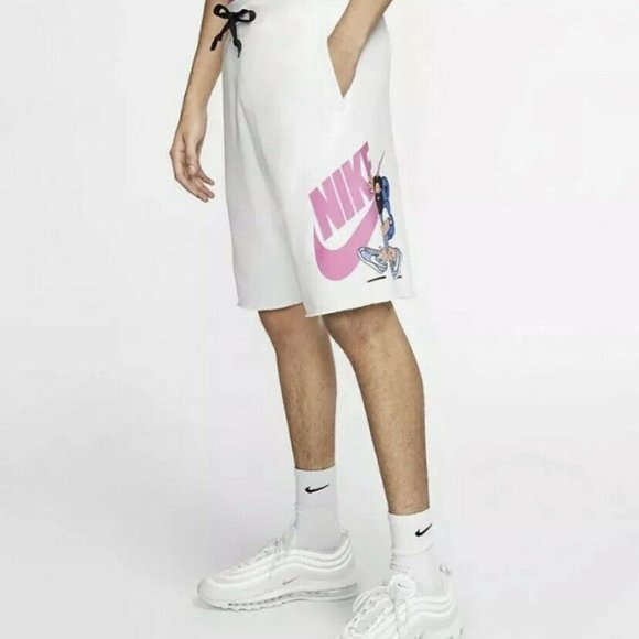 Nike Sportswear Alumni Shorts Hike Men's White - Picture 1 of 6